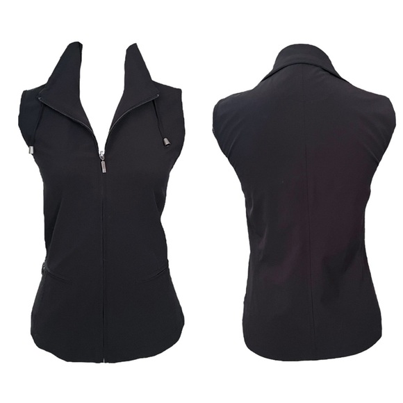 Chico’s Black Lightweight UPF Travel Vest sz S - Picture 2 of 15